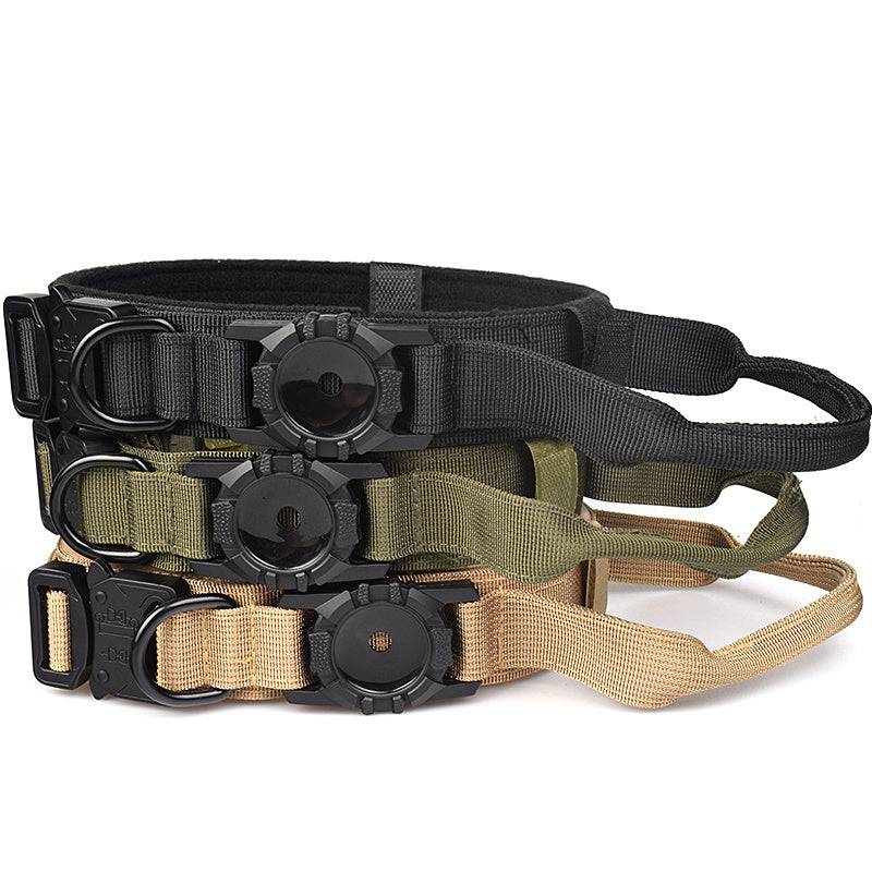 P&W Tactical AirTag Collar - Paws & Whiskers - Dog Protection Gear