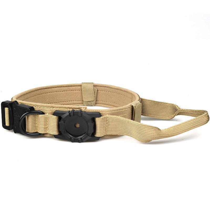 Tactical AirTag Dog Collar - Paws & Whiskers - Dog Protection Gear