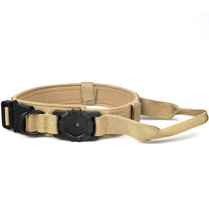 P&W Tactical AirTag Collar - Paws & Whiskers - Premium Pet Accessories for Safety and Style