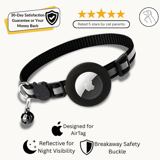 AirTag Cat Collar - Paws & Whiskers - Dog Protection Gear