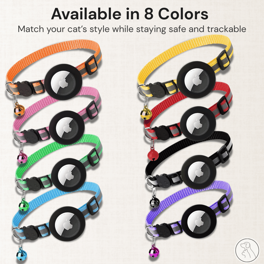 AirTag Cat Collar - Paws & Whiskers - Dog Protection Gear