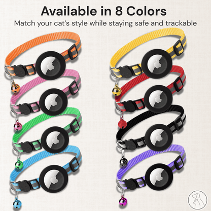 AirTag Cat Collar - Paws & Whiskers - Dog Protection Gear