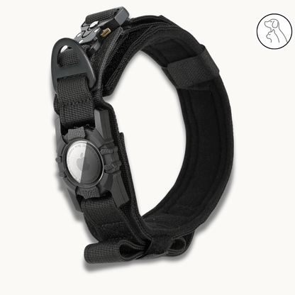 P&W Tactical AirTag Collar - Paws & Whiskers - Dog Protection Gear