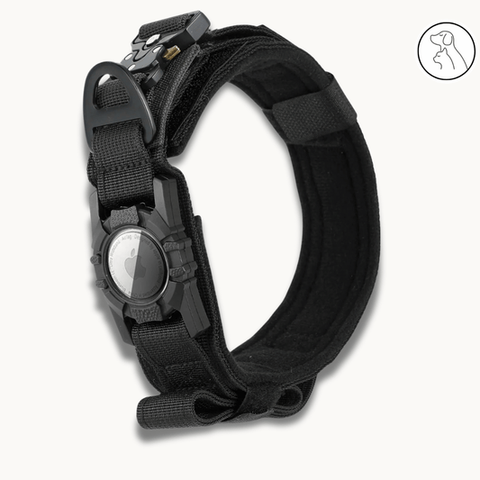 P&W Tactical AirTag Collar - Paws & Whiskers - Dog Protection Gear