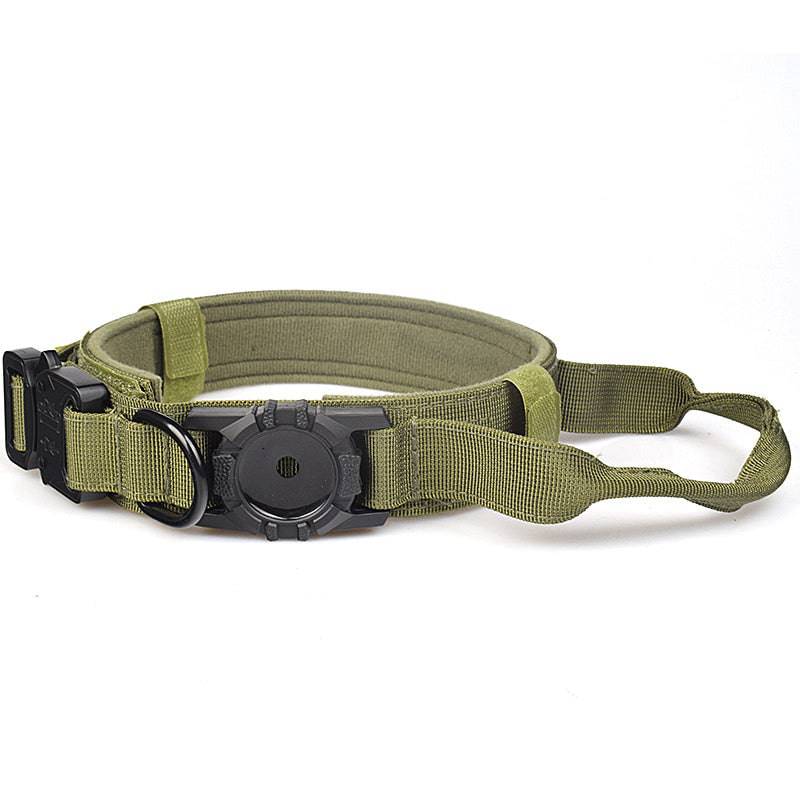P&W Tactical AirTag Collar - Paws & Whiskers - Dog Protection Gear